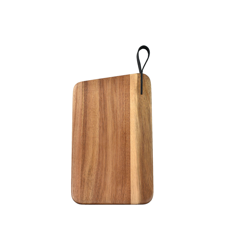 TORRO ΔΙΣΚΟΣ ΚΟΠΗΣ 18x40x2cm ΞΥΛΟ ΑΚΑΚΙΑΣ ΔΕΡΜΑ