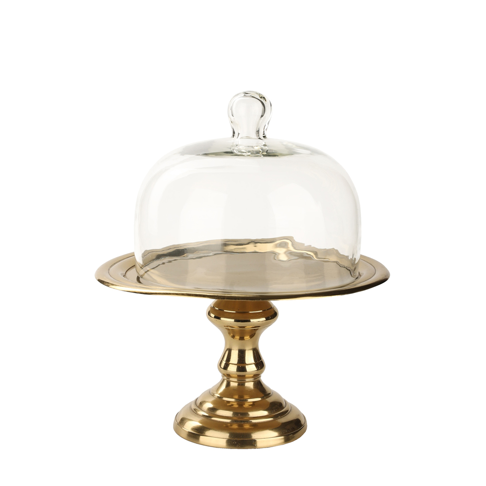 BRILLER ΚΟΥΠ ΜΕ ΚΑΠΑΚΙ 23x23x27cm ΑΛΟΥΜΙΝΙΟ ΧΡΥΣΟ ΓΥΑΛΙ