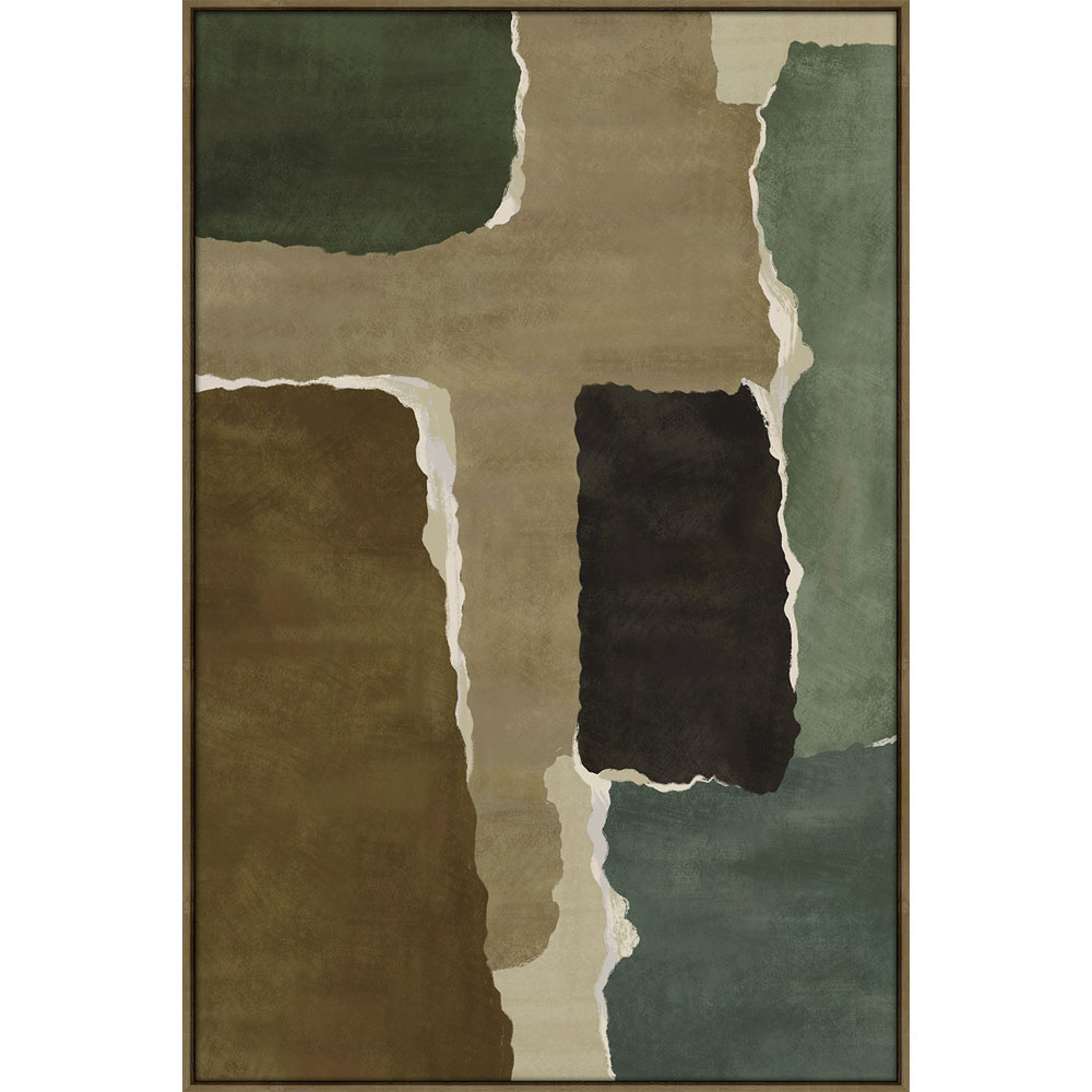 CROSS LINE ΠΙΝΑΚΑΣ ΔΙΑΚΟΣΜΗΤΙΚΟΣ ΜΕ ΚΟΡΝΙΖΑ 120x80x4cm ΚΑΜΒΑΣ ΚΑΦΕ ΠΟΛΥΧΡΩΜΟ ΞΥΛΟ ΦΥΣΙΚΟ