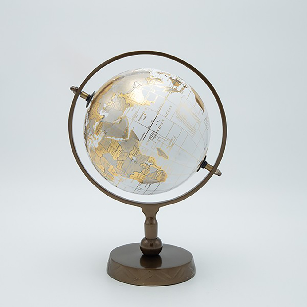 ΥΔΡΟΓΕΙΟΣ ΜΕΤΑΛΛΙΚΗ ΧΡΥΣΗ - ΛΕΥΚΗ 15.20x28cm-EUROLAMP-819-00339