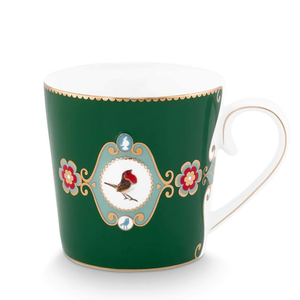 PIP STUDIO ΚΟΥΠΑ LOVE BIRDS MEDALLION ΣΚΟΥΡΟ ΚΥΠΑΡΙΣΣΙ 250ML-PIP STUDIO-51002496