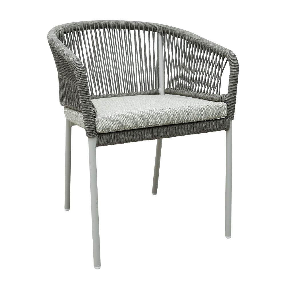 TONDO ΚΑΡΕΚΛΑ LATTE OFF WHITE 62x57x80cm