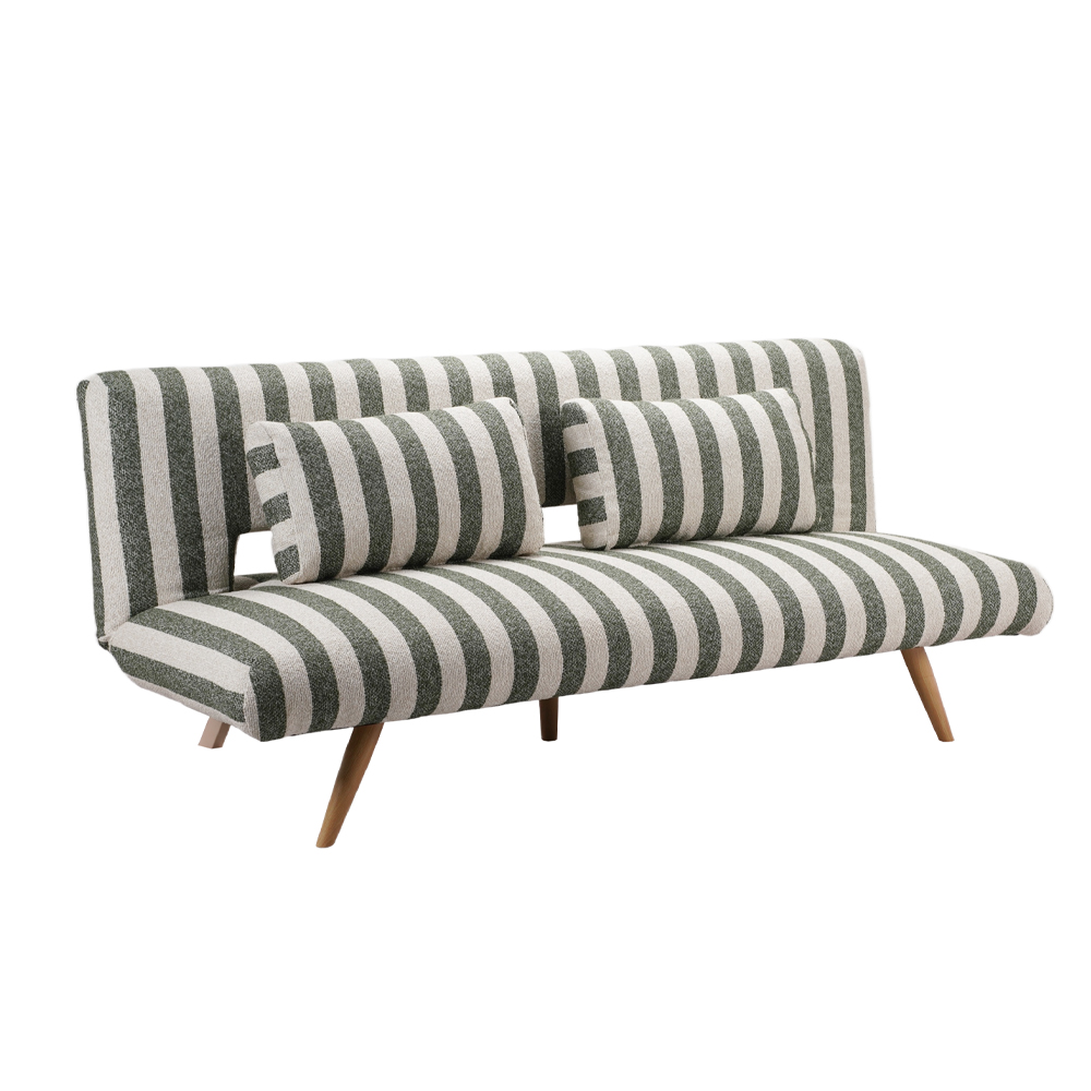 LA SPEZIA ΚΑΝΑΠΕΣ ΚΡΕΒΑΤΙ 3ΘΕΣΙΟΣ OFF WHITE ΛΑΔΙ 188x81x88cm