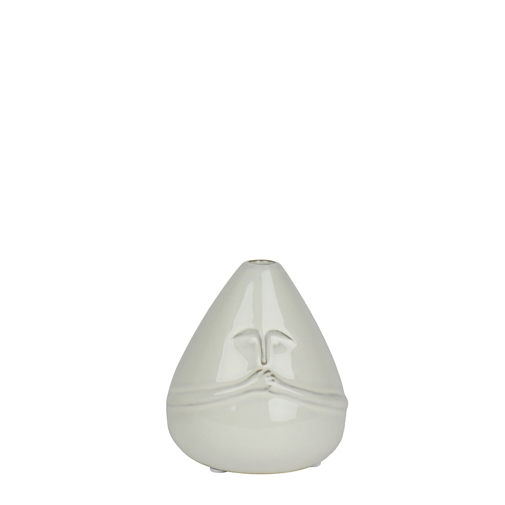 ΒΑΖΟ STONEWARE ΛΕΥΚΟ ΔΕΝ ΜΙΛΑΩ  -KAEMINGK-874073