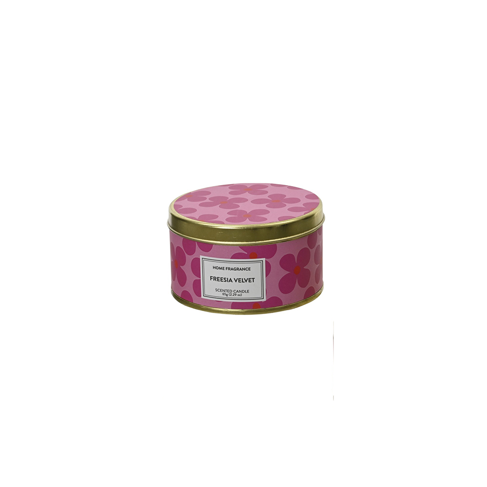 ΑΡΩΜΑΤΙΚΟ ΚΕΡΙ ΣΕ ΜΕΤΑΛΛΙΚΟ  ΔΟΧΕΙΟ FREESIA VELVET 65GR.KAEMINGK-8743672
