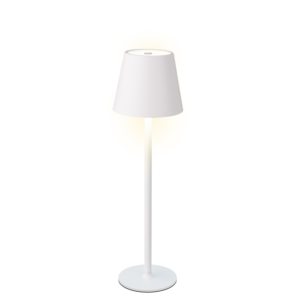 LED ΕΠΙΤΡΑΠΕΖΙΟ ΜΕΤΑΛΛΙΚΟ ΕΠΑΝΑΦΟΡΤΙΖΟΜΕΝΟ ΠΟΡΤΑΤΙΦ ΛΕΥΚΟ ΧΡΩΜΑ Δ9ΧΗ27ΕΚ.-KAEMINGK-892311