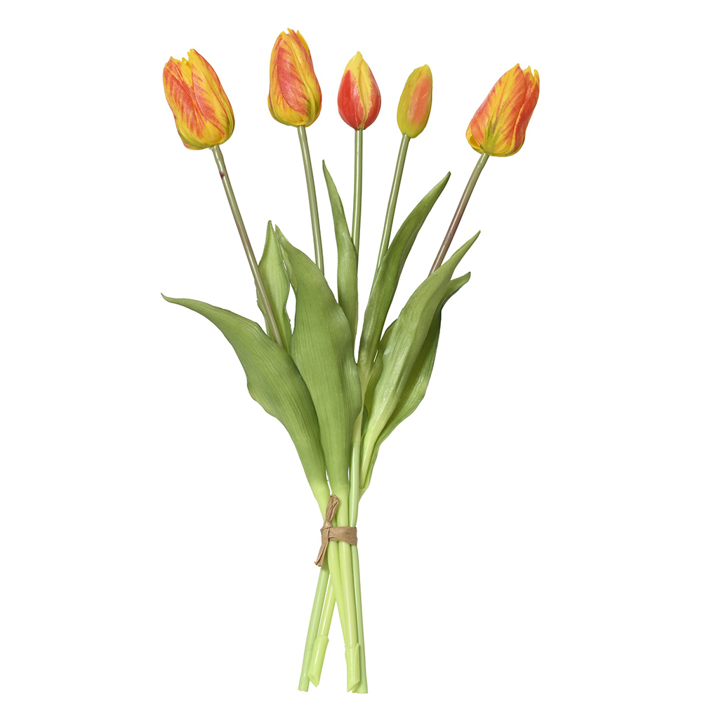  REAL TOUCH ΤΟΥΛΙΠΕΣ ΜΠΟΥΚΕΤΟ ΚΙΤΡΙΝΟ -ΠΟΡΤΟΚΑΛΙ ΧΡΩΜΑ -KAEMINKG-899648