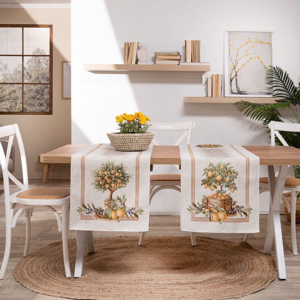 ΤΡΑΒΕΡΣΑ MEDITERRANEO  ME ΛΕΜΟΝΙΑ  45Χ140ΕΚ  -TEORAN-8205