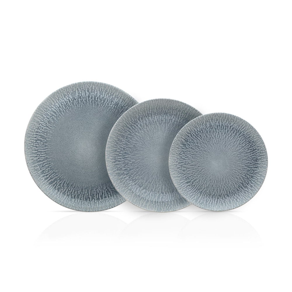 Σερβίτσιο Πιάτα Neptune Stoneware In-Glaze – 20τμχ – Cryspo Trio-25.098.40