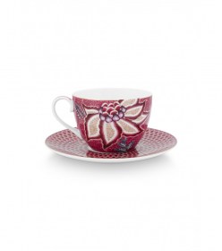 cup-saucer-flower-festival-dark-pink-280ml