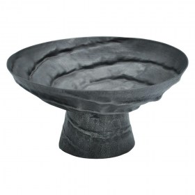 metalliki-diakosmitiki-stroggyli-piatela-me-podi-fylliana-fl1060-gkri-chroma-26x18ek1706514910