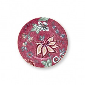 plate-flower-festival-dark-pink-17cm